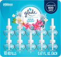 Glade PlugIns Refills Air Freshener, Scented and Essential Oils for Home and Bathroom, Aqua Waves