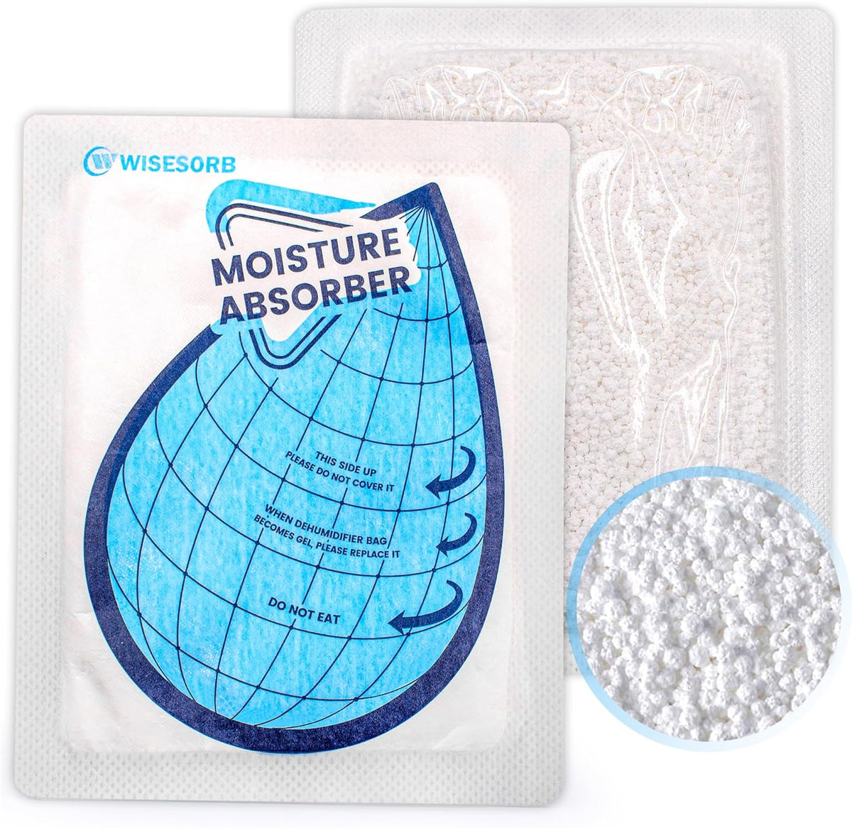 50 Gram 30 Packs Moisture Absorbers for Closet, Dehumidifier for Bedroom Dehumidifier Bags for