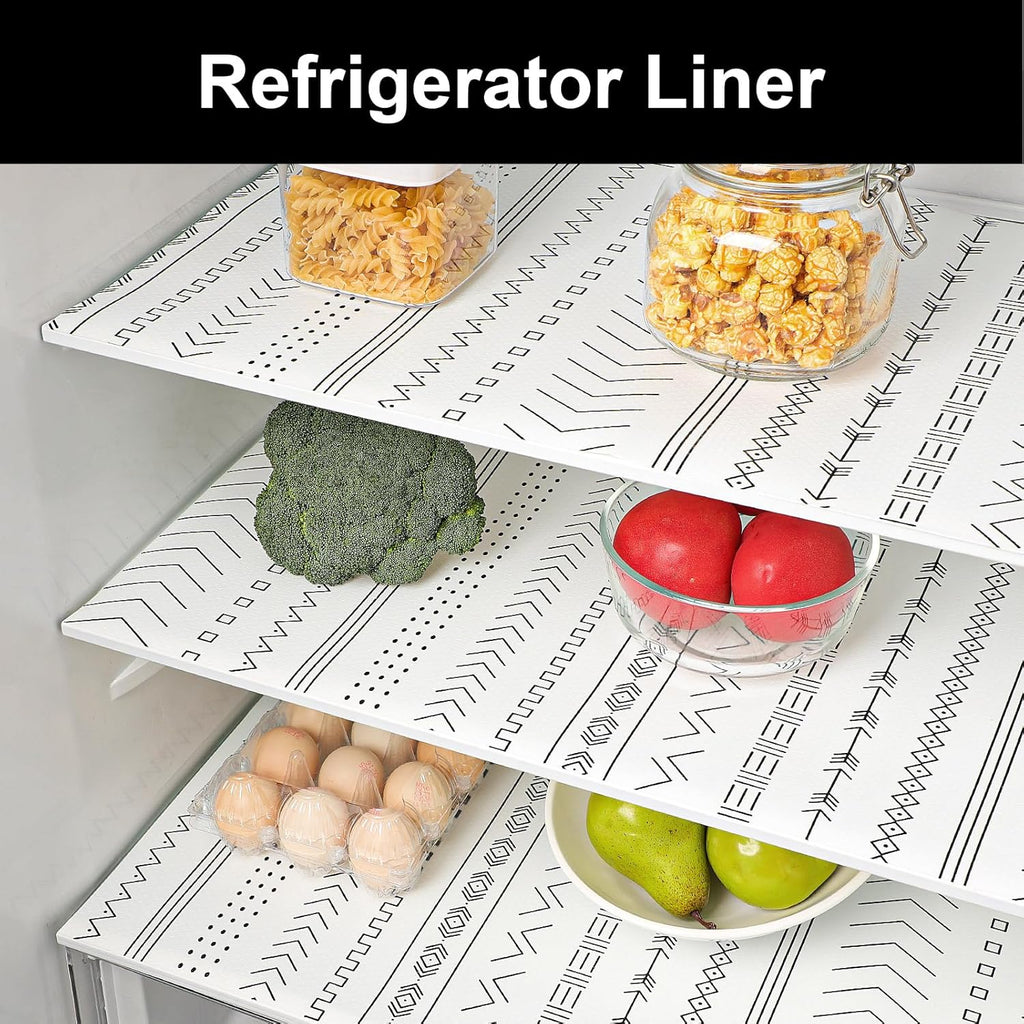 Cooyes Shelf Liners for Kitchen Cabinets, Waterproof and Oil-Proof Kitchen Cupboard Liner