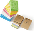 JOYMOOP Dish Sponge Scrubber, Cellulose Sponges Kitchen for Non-Scratch Washing Dishes, Household