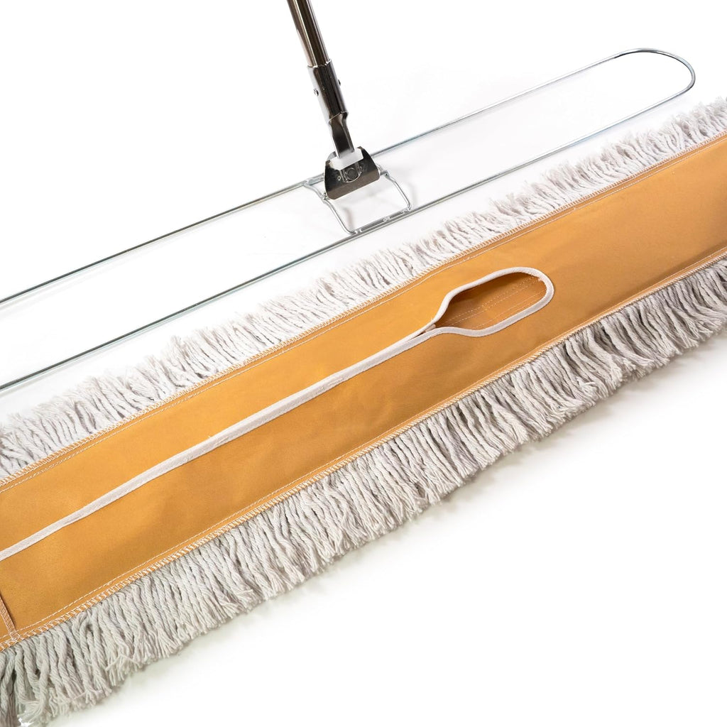 Commercial Dust Mop – 48” Floor Sweeper for Tiles, Hardwood, and Laminate Floors, with Aluminum