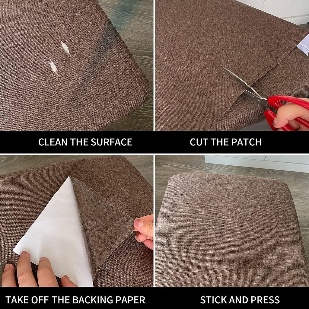 Fabric Repair Patches, Linen Repair Tape Self-Adhesive Fabric Patches Durable, DIY Large Linen Tape