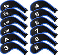 Golf 12pcs Thick Synthetic Golf Iron Head Covers Set Headcover Fit All Brands Callaway Ping