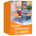 GONGSHI Vacuum Storage Bags, Space Saver Seal Bags For Clothing, Travel Luggage,Blankets