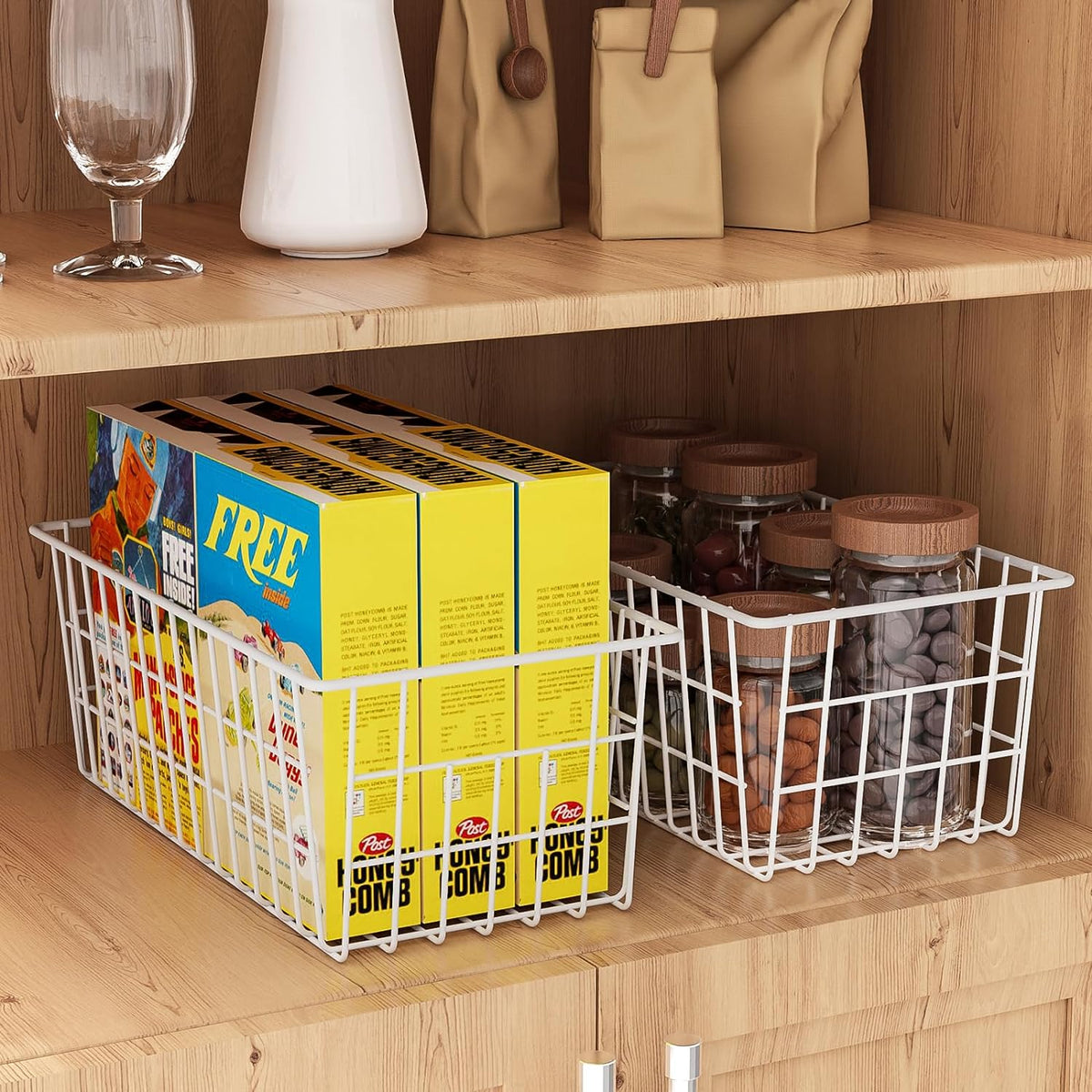 Orgneas Freezer Organizer Bins, Upright Freezer Basket Drawer Organizer Bins, Better Air