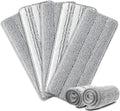 Flat Mop Pads, 5 Pack 13" X 4.9" Flat Mop Microfiber Mop Head/Refill/Pad, Washable Squeeze Cleaning