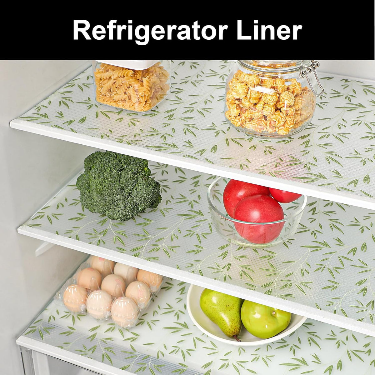 Cooyes Shelf Liner Drawer Liners, Shelf Liners for Kitchen Cabinets, Non-Adhesive Cabinet Liner