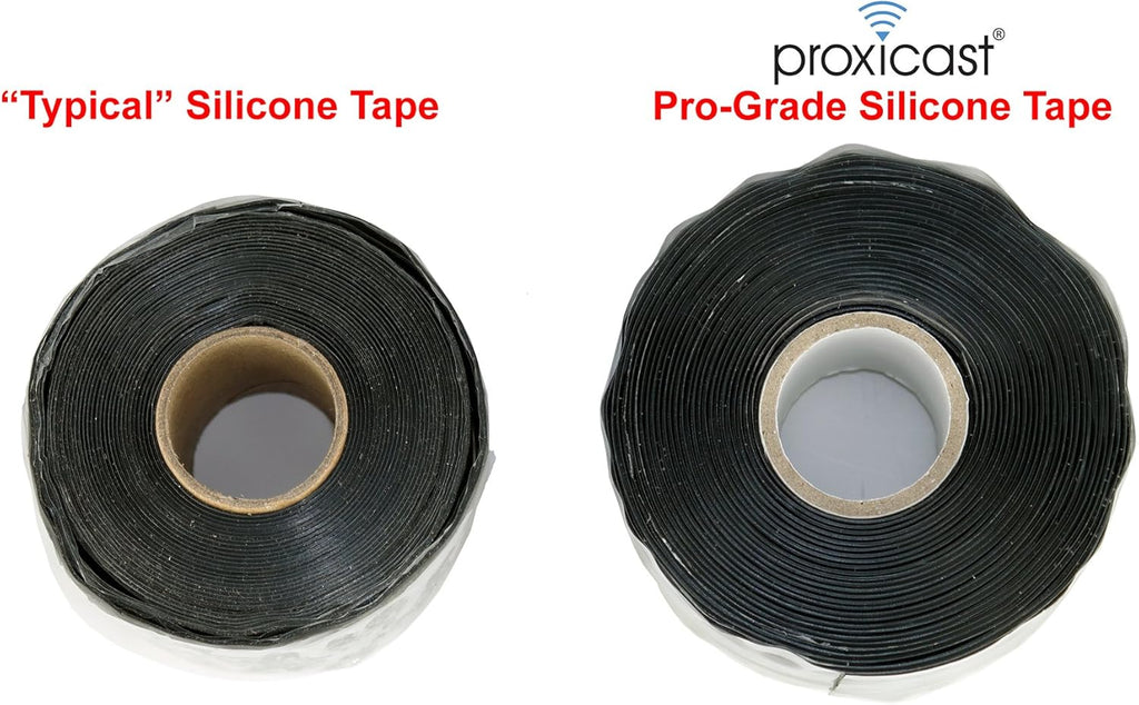 Proxicast Pro-Grade Extra Strong 30mil Weatherproof Self-Fusing Silicone Rubber Sealing Tape for