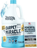 Sunny & Honey Carpet Cleaner Solution - 128 Fl Oz, Fresh Summer Scent - Deep Stain Remover &