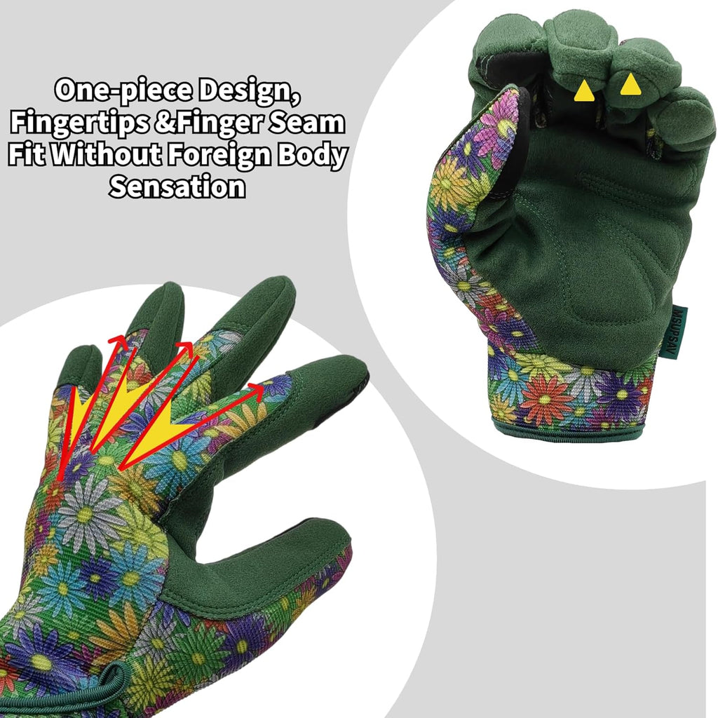Thorn Proof&Puncture Resistant Gardening Gloves with Grip,Garden Gloves for Women, Leather Work