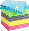 15pcs Microfiber Cleaning Cloth Lint Free, Absorbent, Streak Free, Non-Abrasive, Reusable and