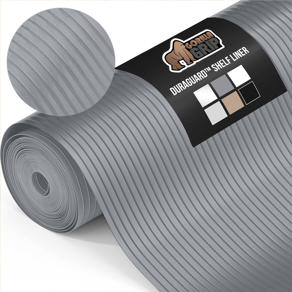 GORILLA GRIP DuraGuard Shelf Liner, 20x30 Non-Adhesive Cabinet Liners for Kitchen Drawers, Shelves