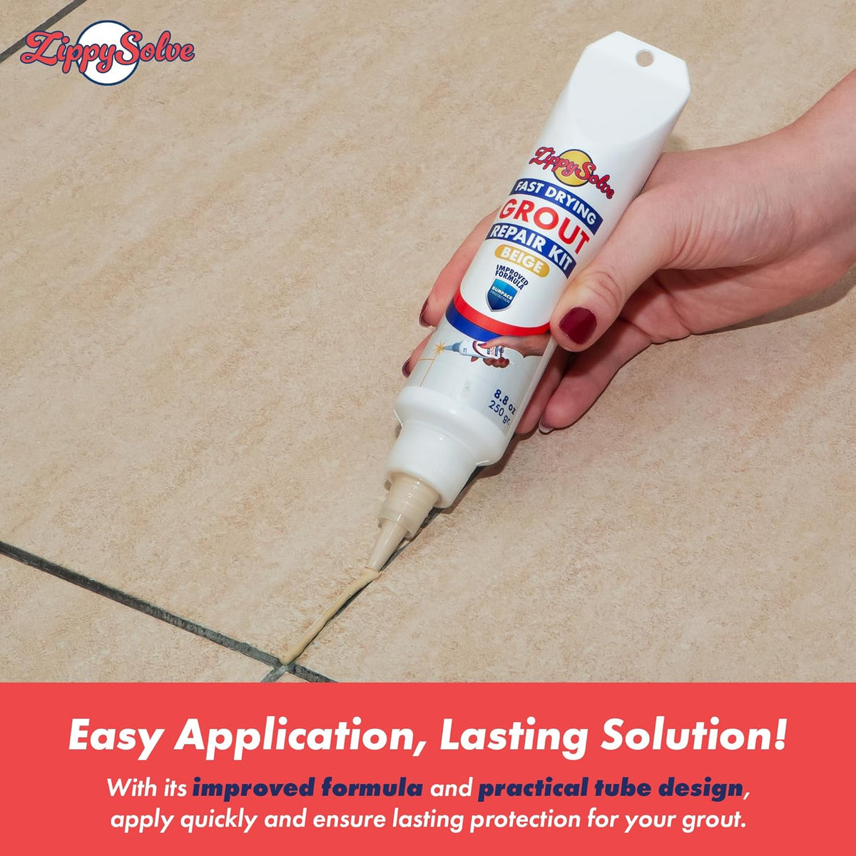 Tile Grout, Repair Kit, 2 Pack Grout Filler, Restore & Renew Tile Joints Line, Fast Drying Tile