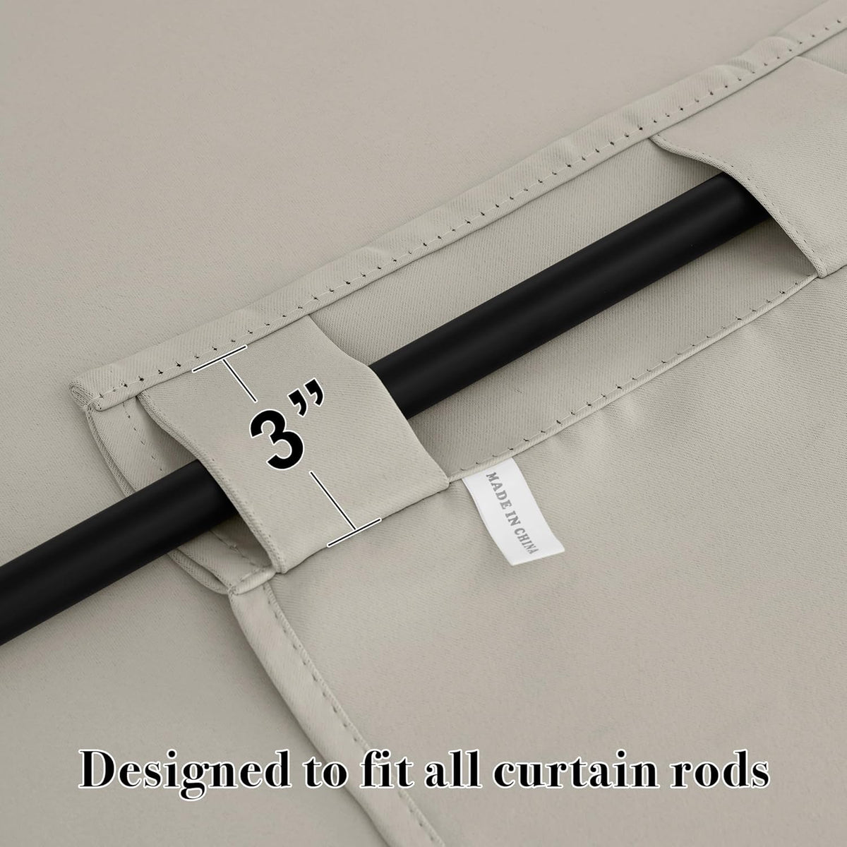 RYB HOME Blackout Curtains for Bedroom, Window Shades Thermal Insulating Privacy Drapes for Living
