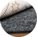 BAGAIL Felt and Natural Rubber Backing Rug Pads 1/4” Thick, Round 6 Ft Non Slip Carpet Gripper Keep