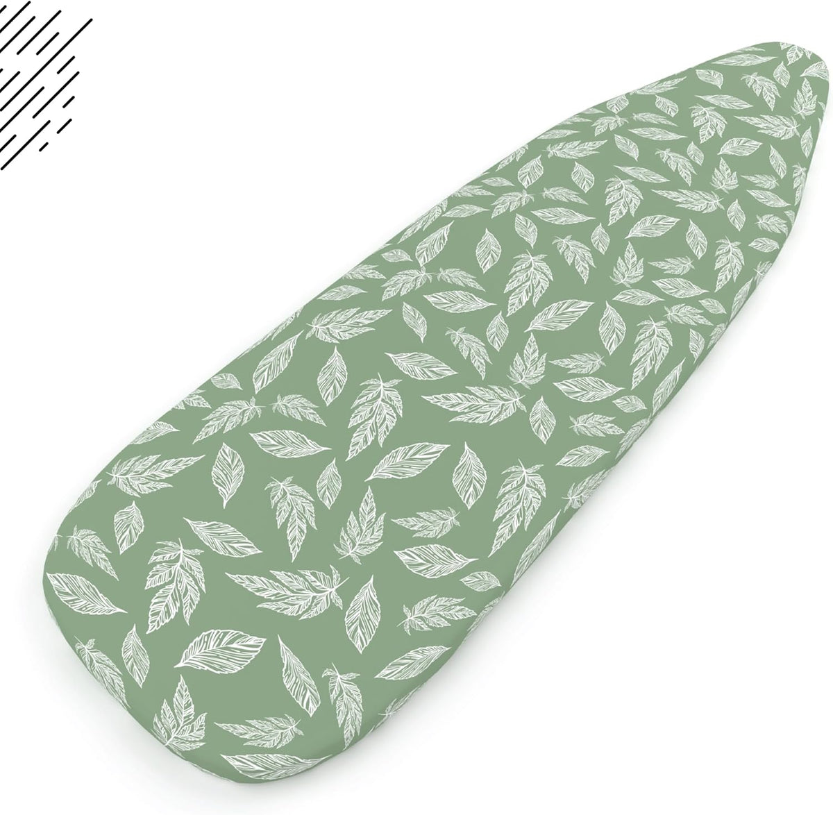 Encasa XO Ironing Board Cover and Pad 49"x18" - Thick 3mm Felt Padding, Drawstring Tightening &