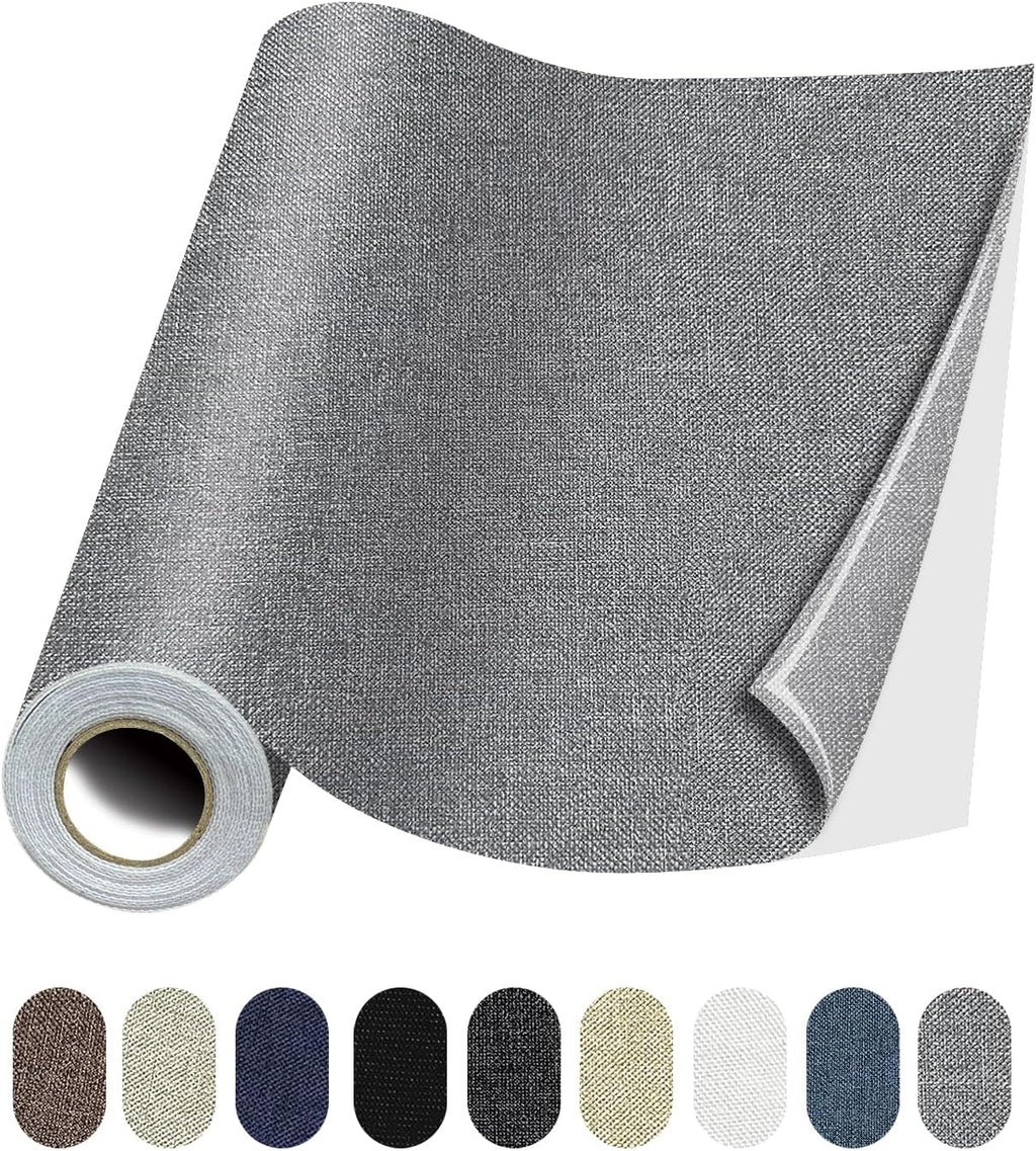 Fabric Repair Patches, 17X158 Inch Linen Repair Tape Self-Adhesive Fabric Patches Durable, DIY
