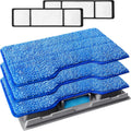 KEEPOW Reusable Mop Pads Refills, Replacement Pads Compatible with Shark Vac Mop VM252 VM200 VC205