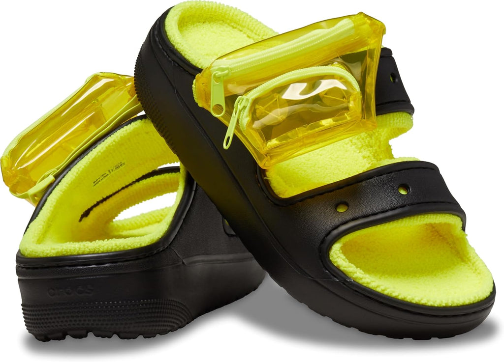 Crocs Unisex Adult Classic Cozzzy Towel Sandals, Fuzzy Slippers and Slides