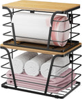2 Pack Extra Large Pantry Storage Organizers, Pantry Baskets organization, Potato and Onion Storage