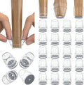 24PCS Extra Small Silicone Chair Leg Floor Protectors for Hardwood Floors, Thicken Rubber Chair Leg