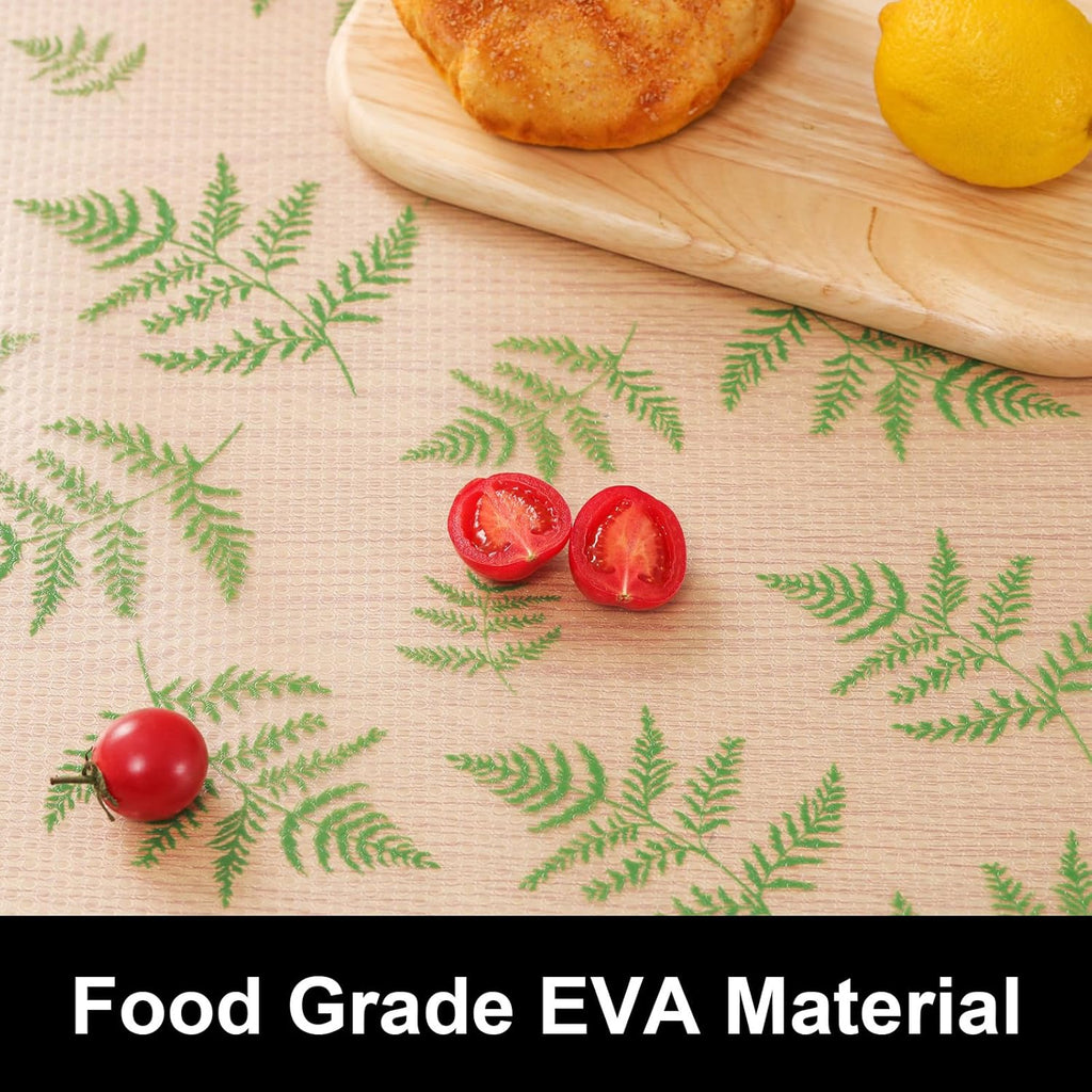 Cooyes Shelf Liners for Kitchen Cabinets Refrigerator Liners Waterproof & Oil-Proof Kitchen