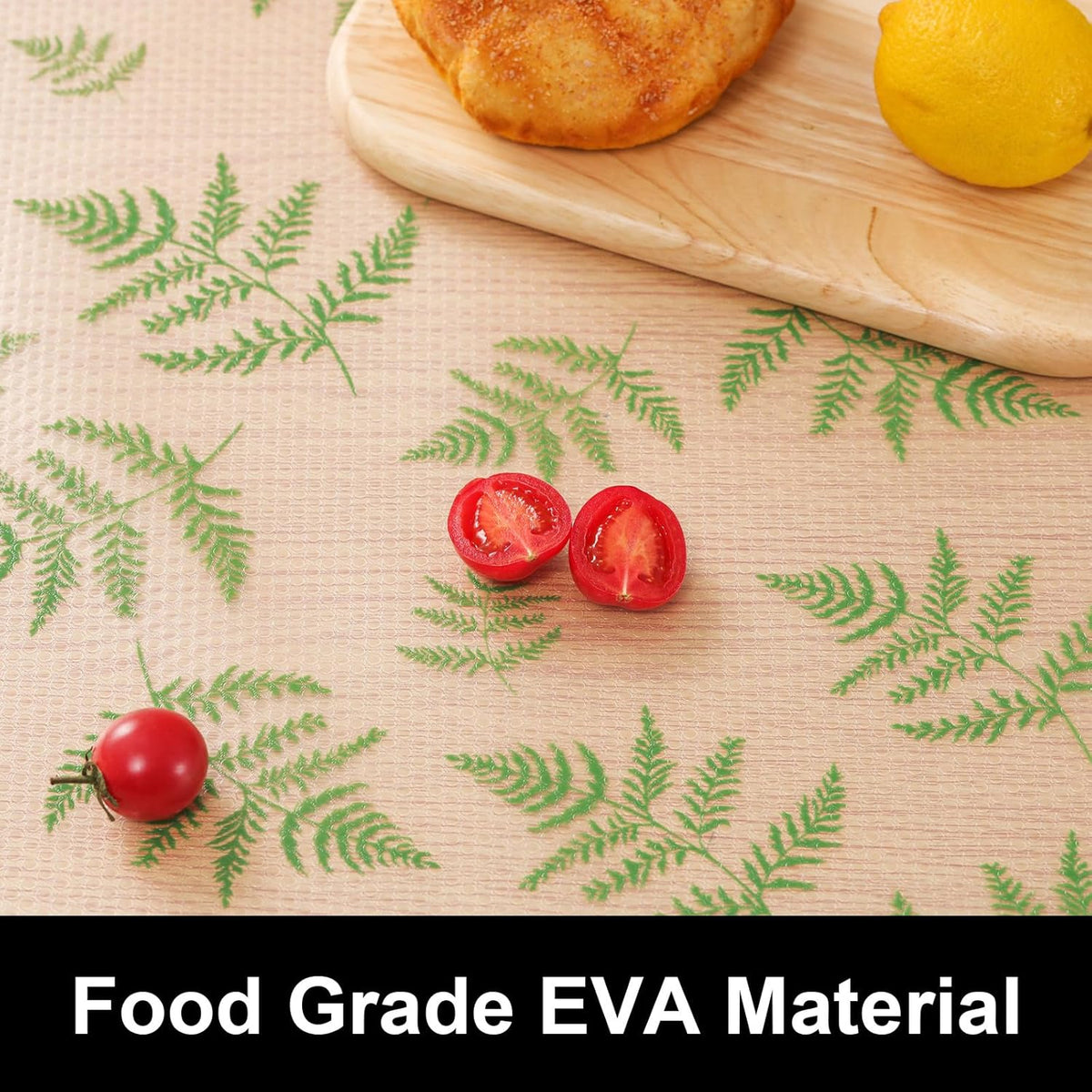 Cooyes Shelf Liners for Kitchen Cabinets Refrigerator Liners Waterproof & Oil-Proof Kitchen