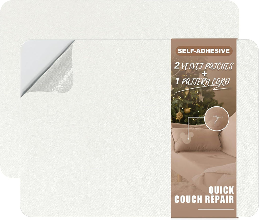 Azobur Fabric Couch Repair Patch 8.3 x 11 inches,Self-Adhesive Fabric Repair Patch for
