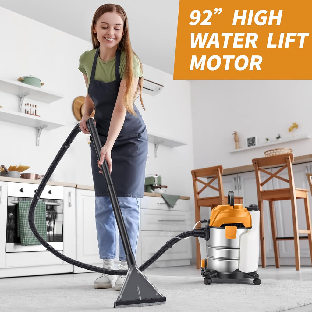 [EFN Clearance] Shop Vacuum Wet and Dry, 6 Gallon 5.5 Peak HP, 3 in 1 Wet/Dry/Upholstery Shop Vac
