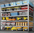 60" Wide Heavy Duty Garage Shelving Adjustable 6 Tier Garage Storage Shelves 3900LBS Metal Shelving