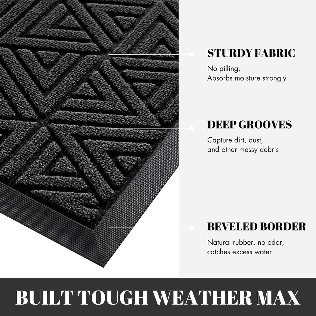 Yimobra Front Door Mat Outside Entrance 72 x 24, Waterproof and Washable Outdoor Mat, Non Slip
