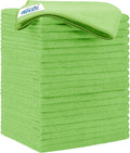 HOMEXCEL Microfiber Cleaning Cloth 20 Pack 11.5 x 11.5 Inch Microfiber Towels for Cars Ultra