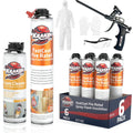 Kraken Bond Fastcoat Fire Rated Spray Foam Insulation Kit Closed Cell in a Can 120 sq ft (6x27.1