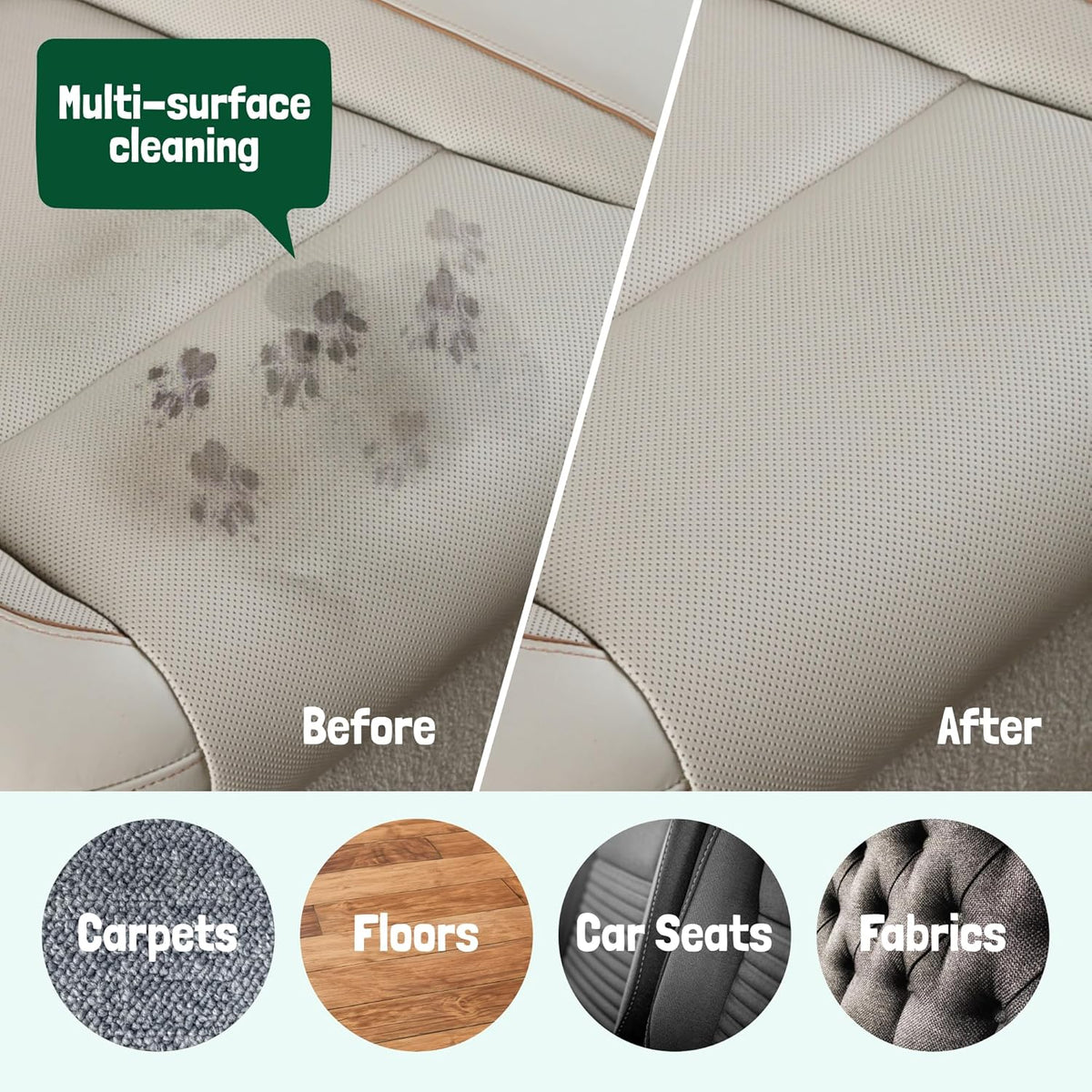 Sunny & Honey Pet Stain & Odor Miracle - 32 Fl Oz, Spring Mint Scent - Carpet Cleaner & Enzyme