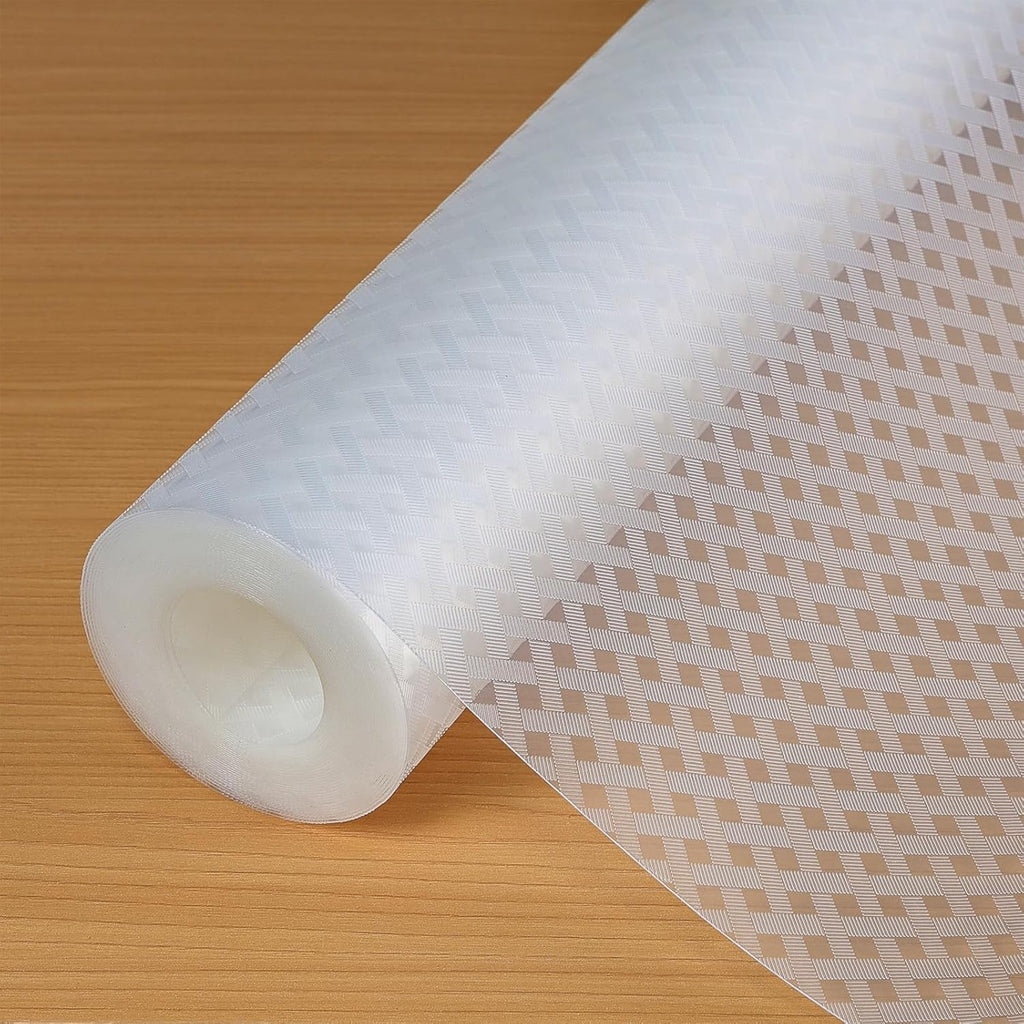 Shelf Liners 14 in x 20 ft EVA Drawer Mats, Non-Adhesive Cupboard Protector, Kitchen Cabinet Lining