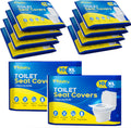 Toilet Seat Covers Disposable Flushable Travel Pack of 100 XL-Disposable Toilet Seat