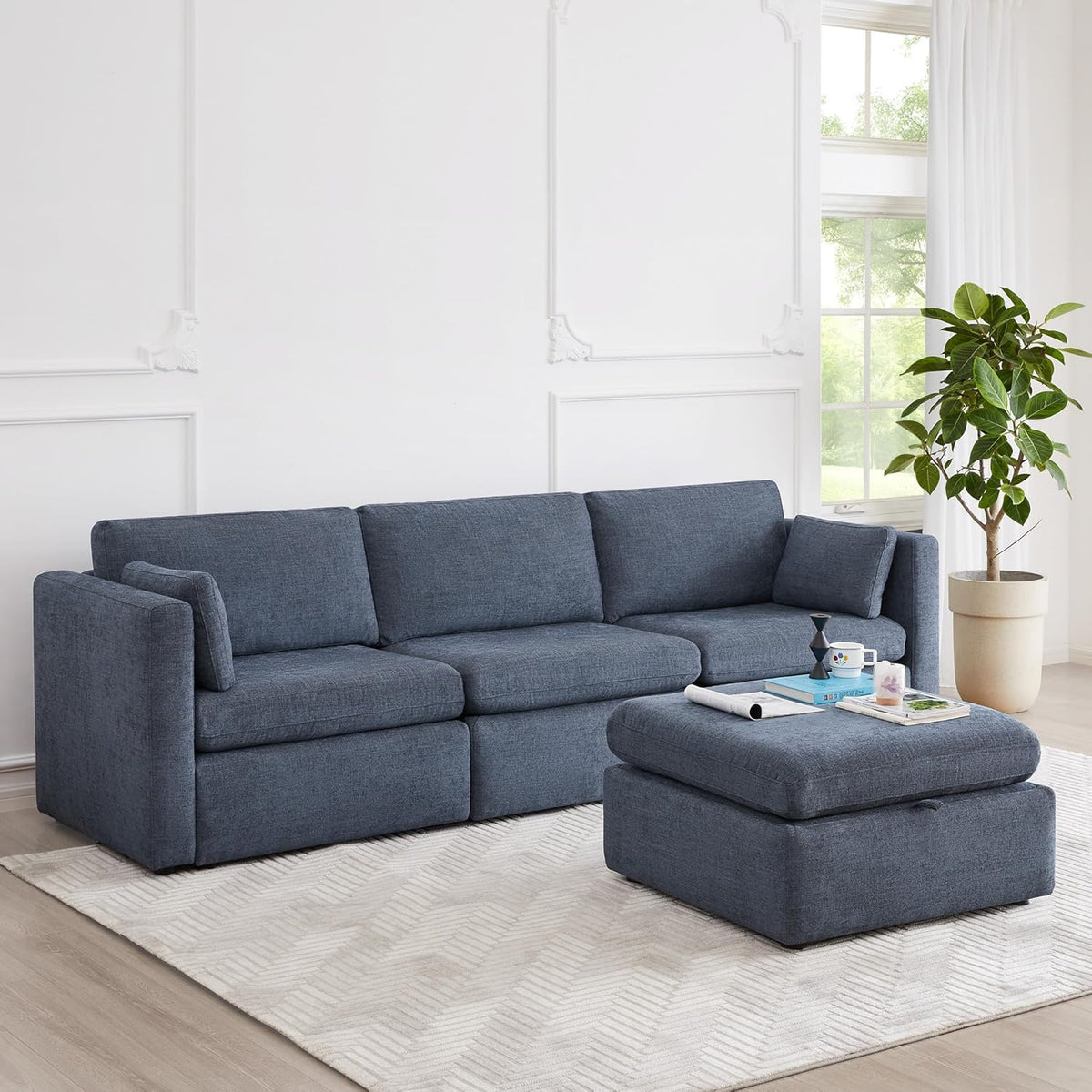 CHITA Oversized Modular Sectional Sofa, FSC Certified Large L Shaped Couch, Modular Sectional Couch