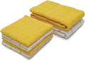 100% Cotton Terry Dish Cloth & Dish Towel, 6 Pack, Super Soft and Absorbent Kitchen Towels, Perfect