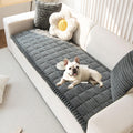 OTOB Couch Covers for 3 Cushion Sofa Pet Friendly, Plush Fuzzy Non Slip Sofa Covers Washable, Soft