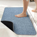 Bath Mat,Ultra Thin Bathroom Rugs,Rubber Bath Mats for Bathroom,No Slip Bath Rugs,Quick Dry,Machine