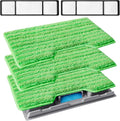 KEEPOW Reusable Mop Pads Refills, Mop Replacement Pads Compatible with Shark Vac Mop VM252 VM200