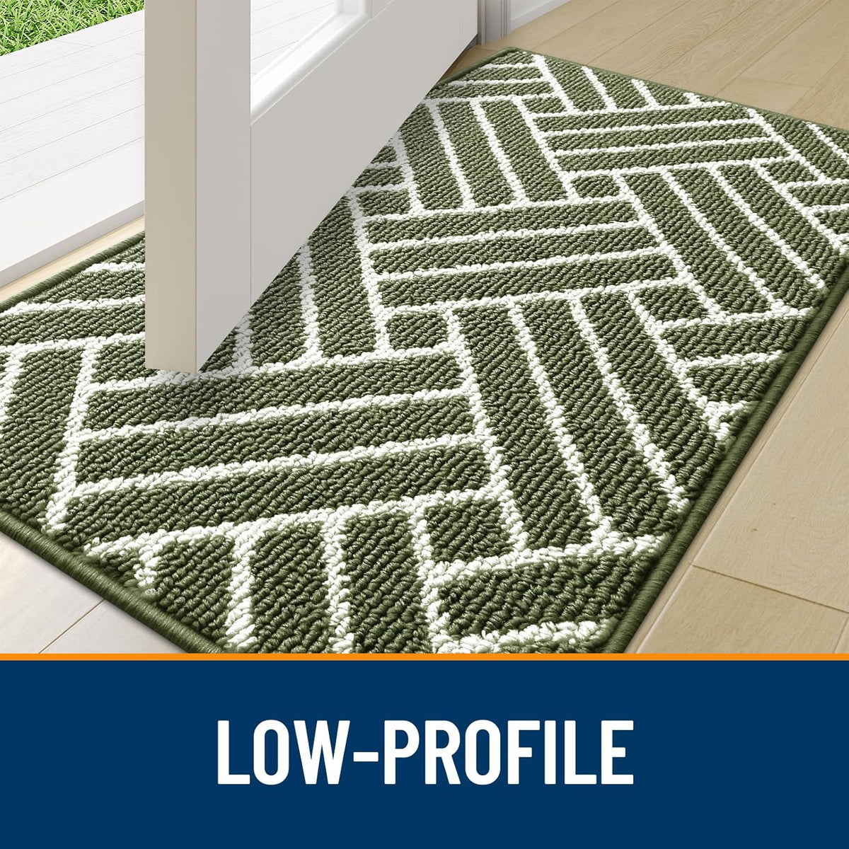 OLANLY Indoor Door Mat, 36x24 Inch, Dirt Resistant and Absorbent, Non-Slip Rubber Backing Floor