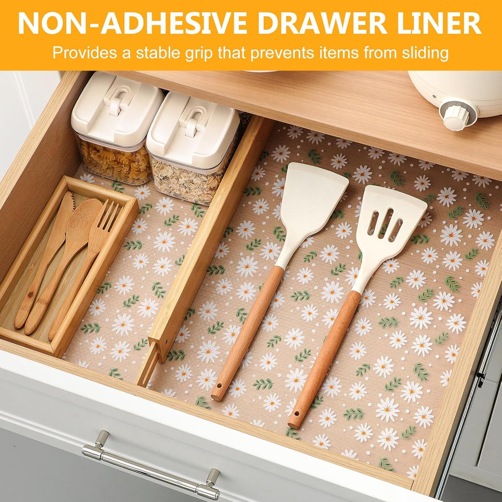 INNOLITES Shelf Liner – Cabinet & Drawer Liner Non-Adhesive – Waterproof Oil-Proof – Durable EVA