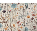 Vintage Floral Dish Drying Mat for Kitchen Counter Microfiber Absorbent Dish Kitchen Drying Mat