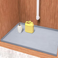 URMONA Waterproof Silicone Under Sink Mat 40'' x 22'' Shelf Liner for Kitchen and Bathroom, Cabinet