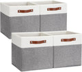 DULLEMELO Storage Cubes 12 inch, Collapsible Sturdy Cube Storage Bins With Handles for