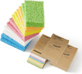 JOYMOOP Dish Sponge Scrubber, Cellulose Sponges Kitchen for Non-Scratch Washing Dishes, Household