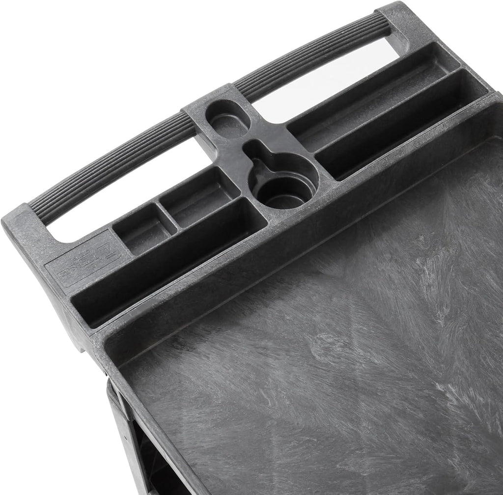 Dryser Utility Cart with Wheels, 46" x 25" Heavy Duty 550 lb. Capacity with Shelves - 2 Tier