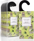 ROSE COTTAGE Large 12 Packs White Gardenia Hanging Closet Deodorizer Air Freshener Long Lasting