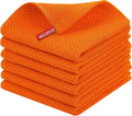 Homaxy 100% Cotton Waffle Weave Kitchen Dish Cloths, Ultra Soft Absorbent Quick Drying Dish Towels